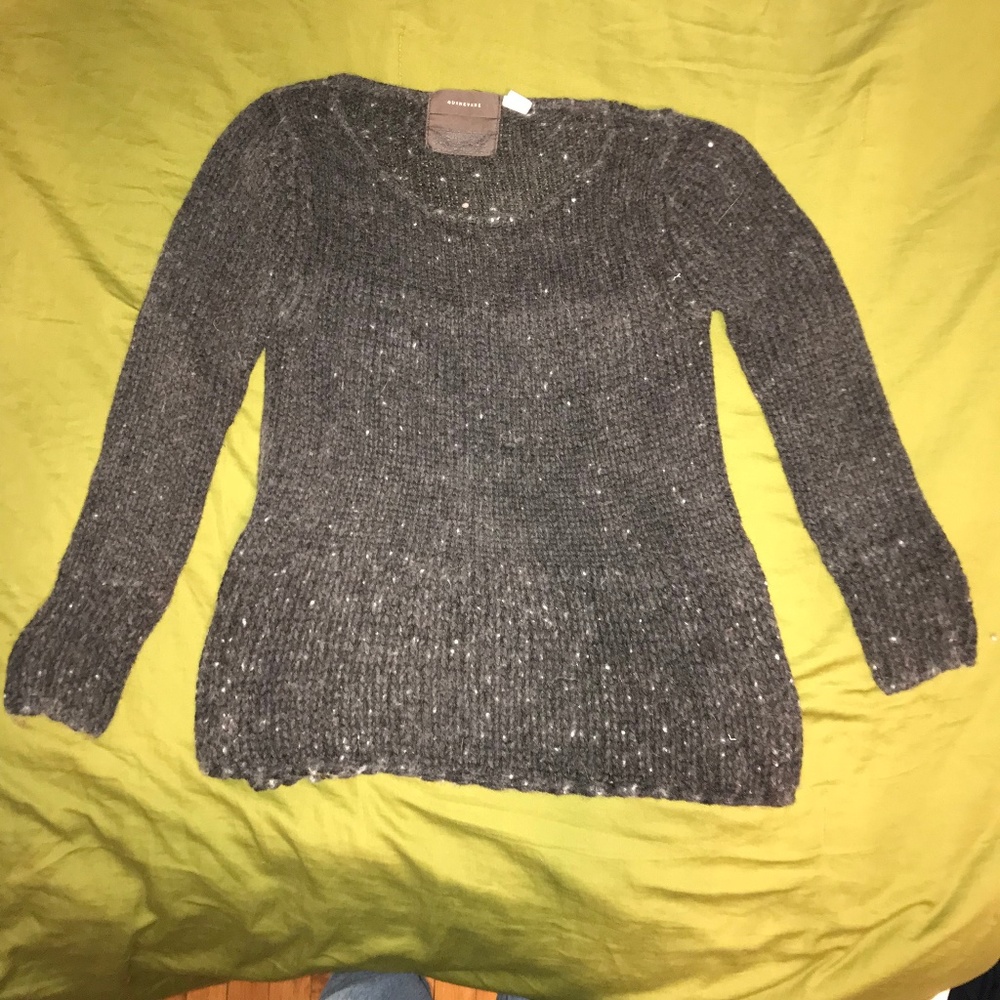 Anthropologie cute & cozy Guinevere Peplum Sweater - Picture 5 of 8